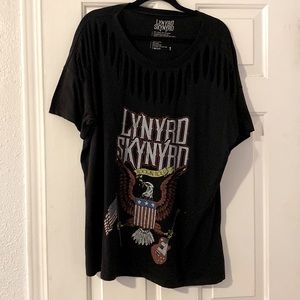 Torrid distressed Lynyrd Skynyrd T-shirt.